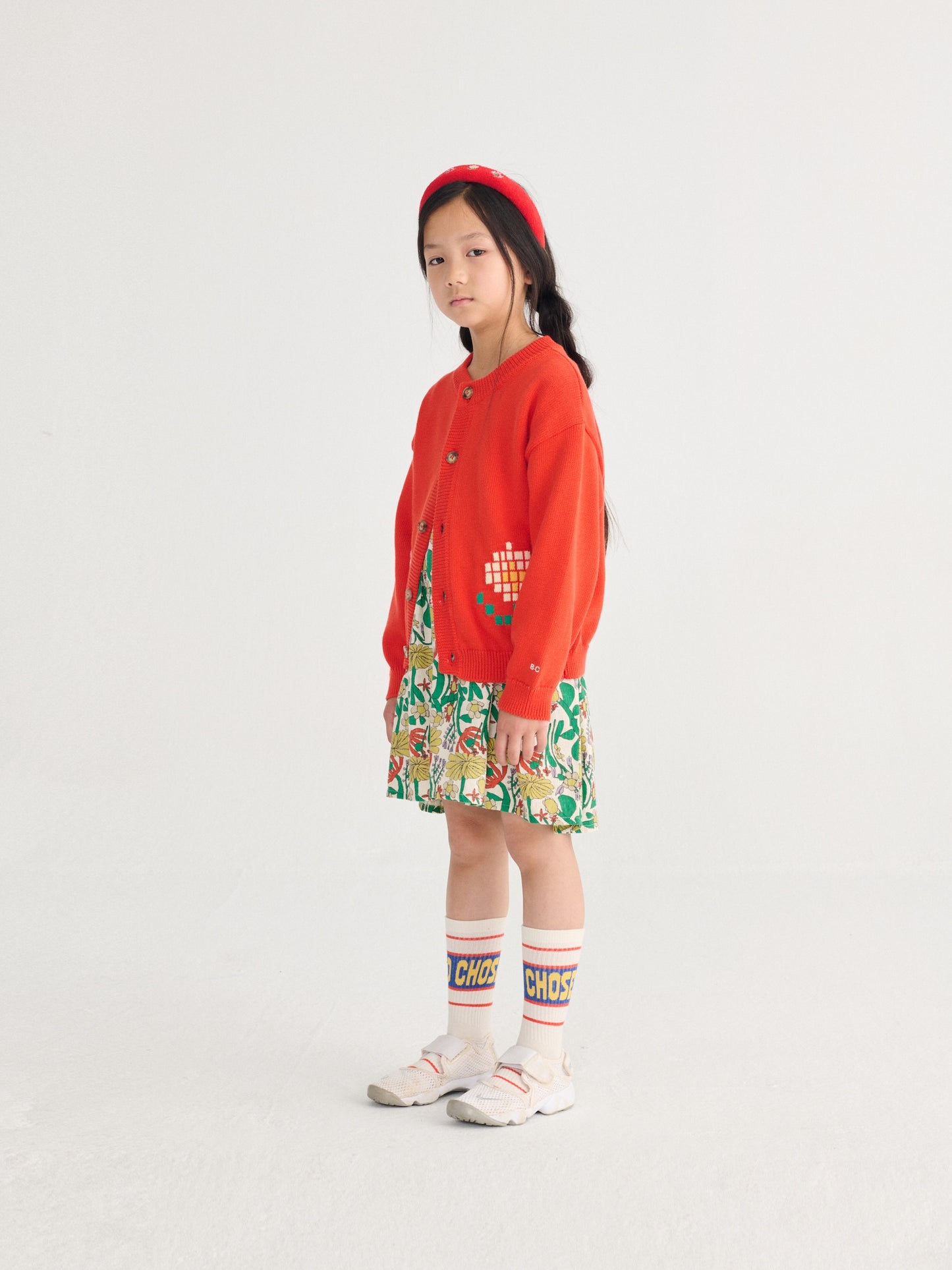 Bobo Choses Color Herbalist All Over Woven Kleid