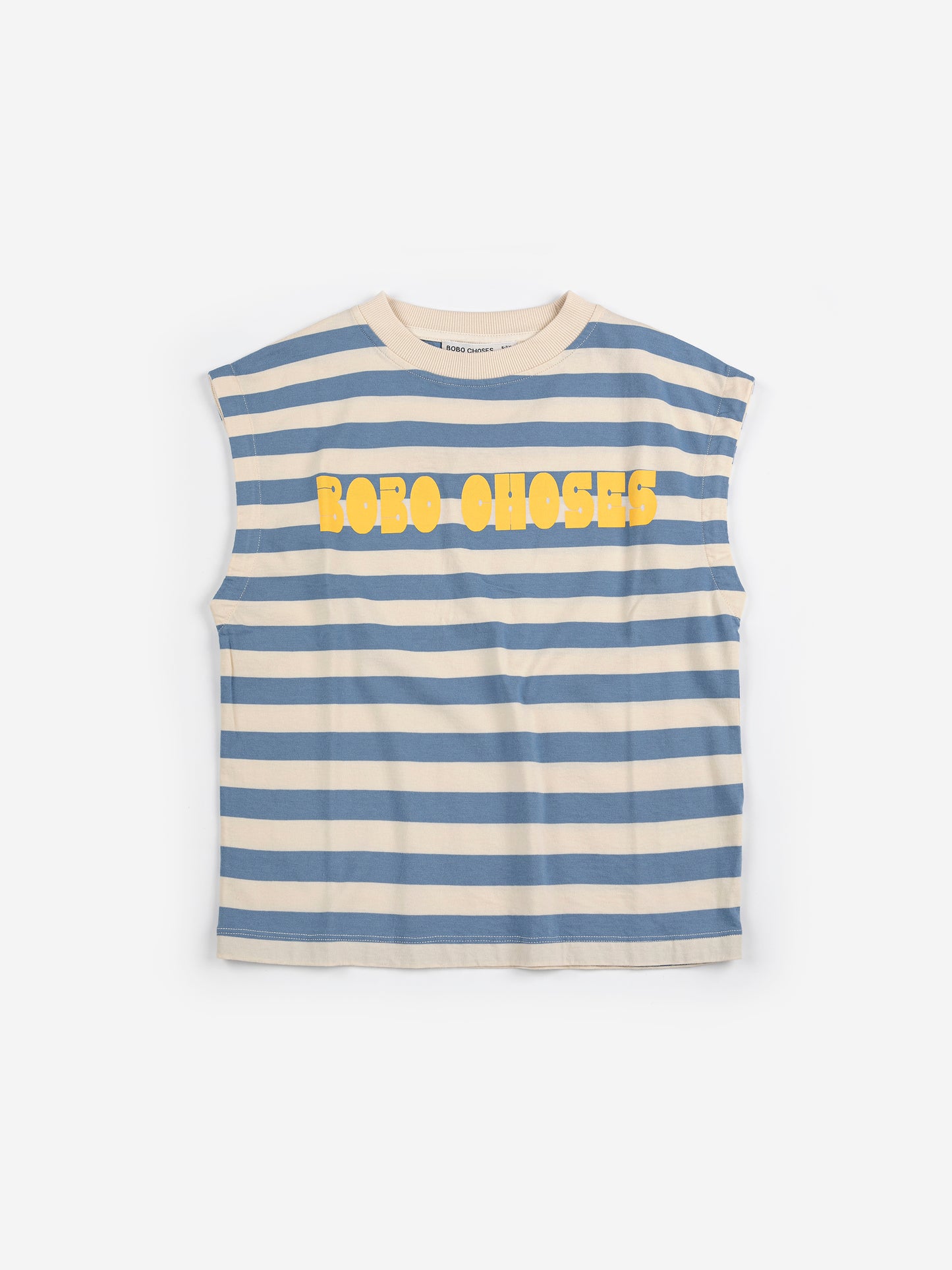 Bobo Choses Modern Striped ärmelloses T-Shirt