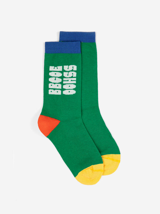 Bobo Choses Modern Lange Socken Green