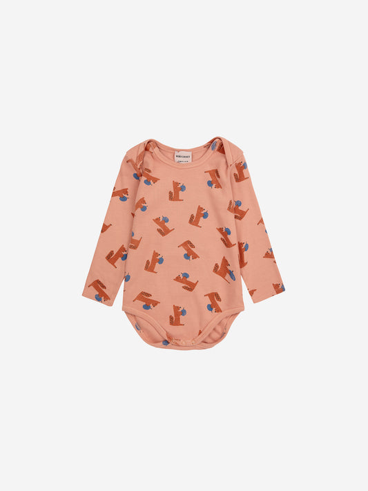 Bobo Choses Baby Hungry Squirrel All Over Body Light Brown