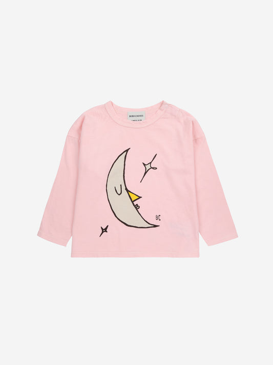 Bobo Choses Baby Beneath the Moon Shirt Light Pink