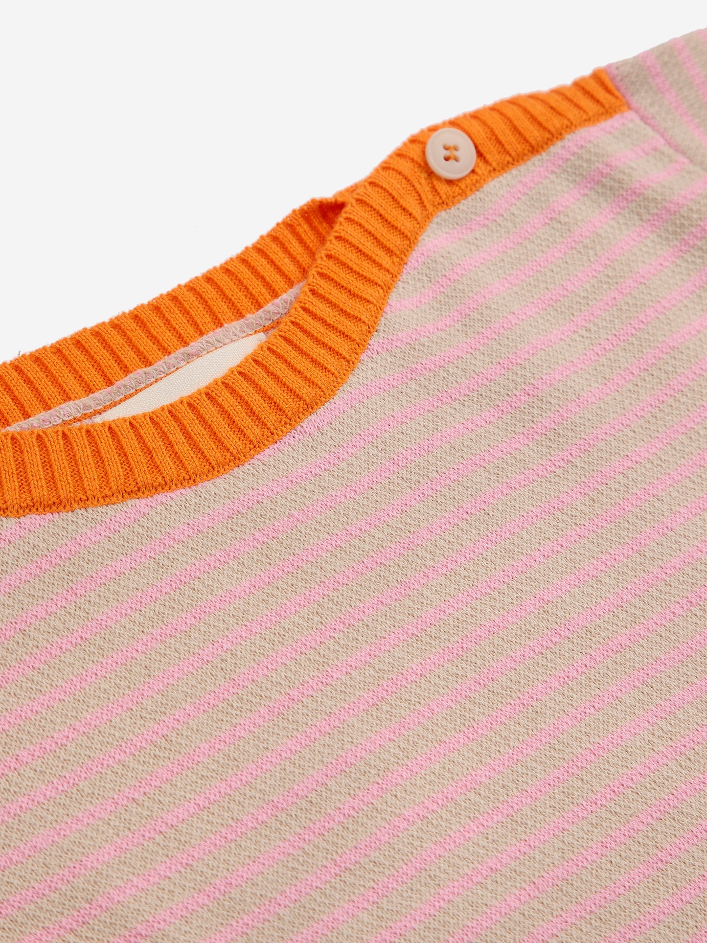 Bobo Choses Baby Stripes Jumper Pink