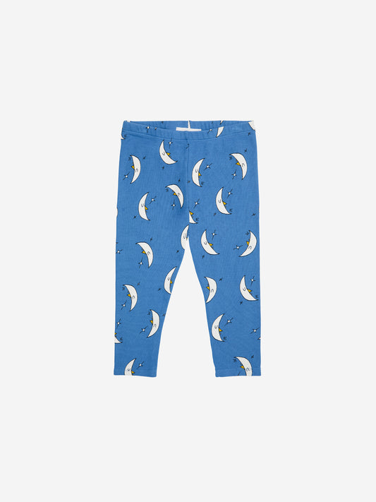 Bobo Choses Baby Beneath the Moon All Over Leggings Blue