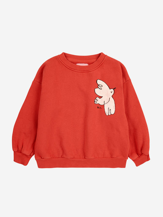 Bobo Choses Freedom Bird Sweatshirt Red