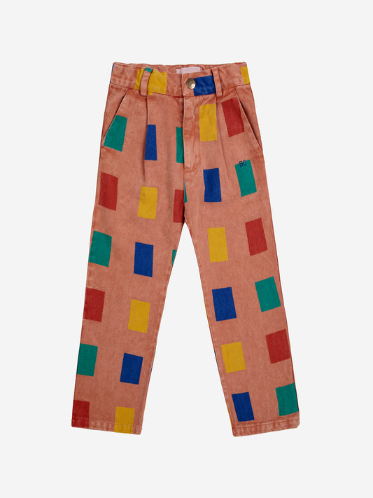 Bobo Choses Color Game All Over Chino Hose Brown