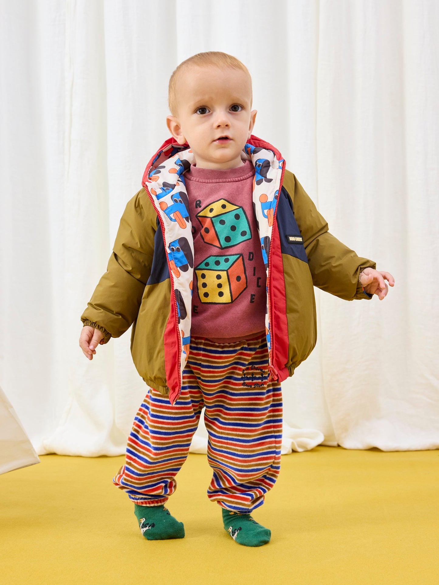 Bobo Choses Have Fun Striped Hose