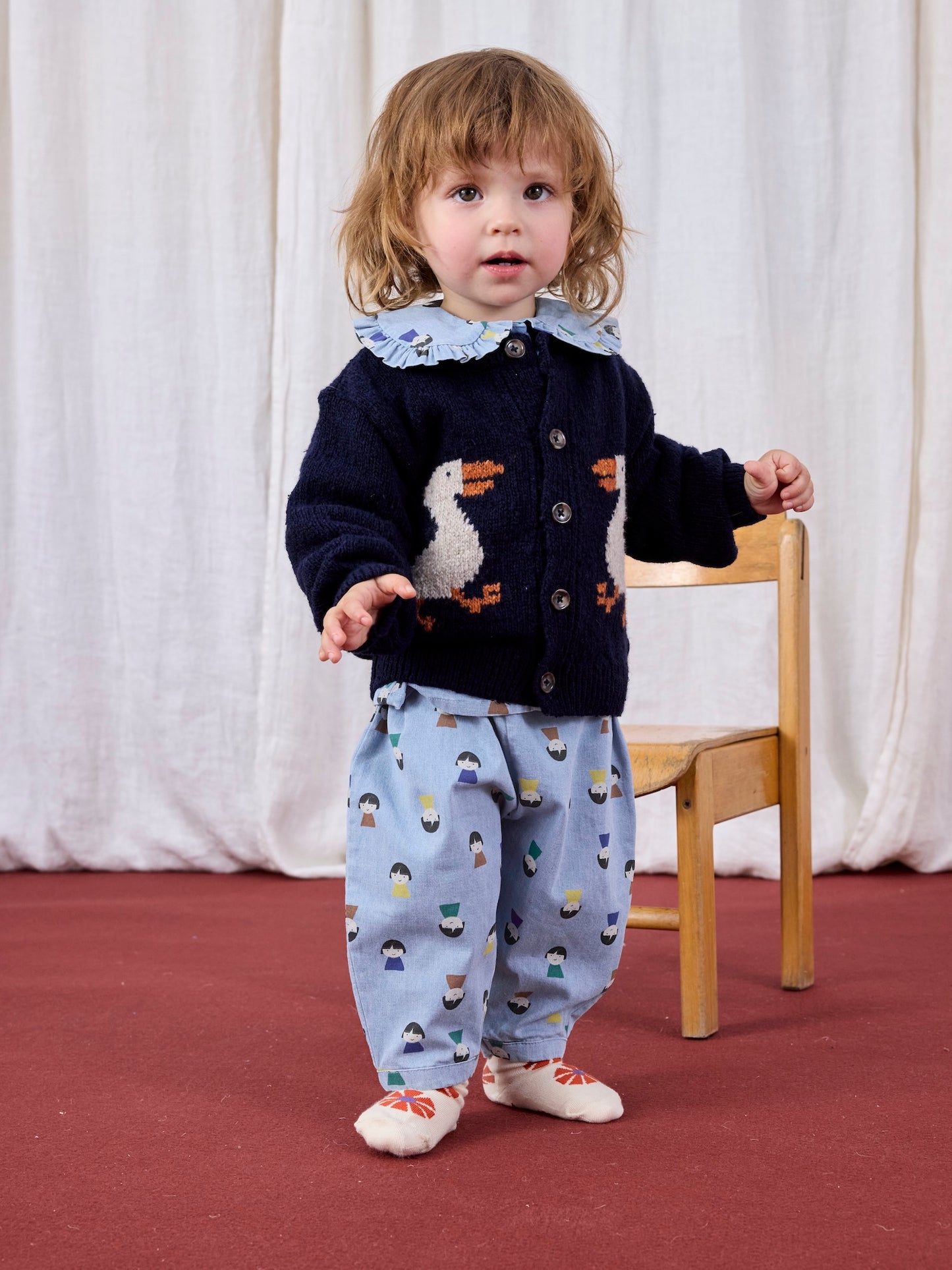 Bobo Choses Game Pawns All Over Denim Hose