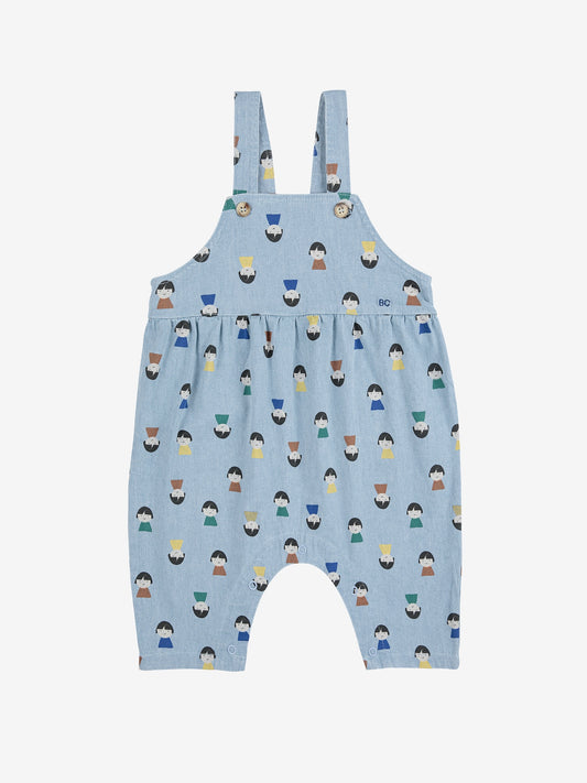 Bobo Choses Game Pawns All Over Light Denim Overall