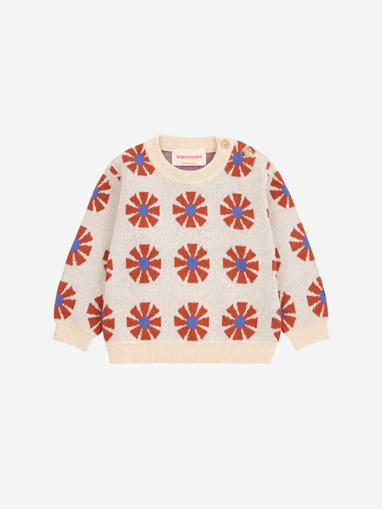 Bobo Choses Kaleidoscope All Over Jacquard Pullover