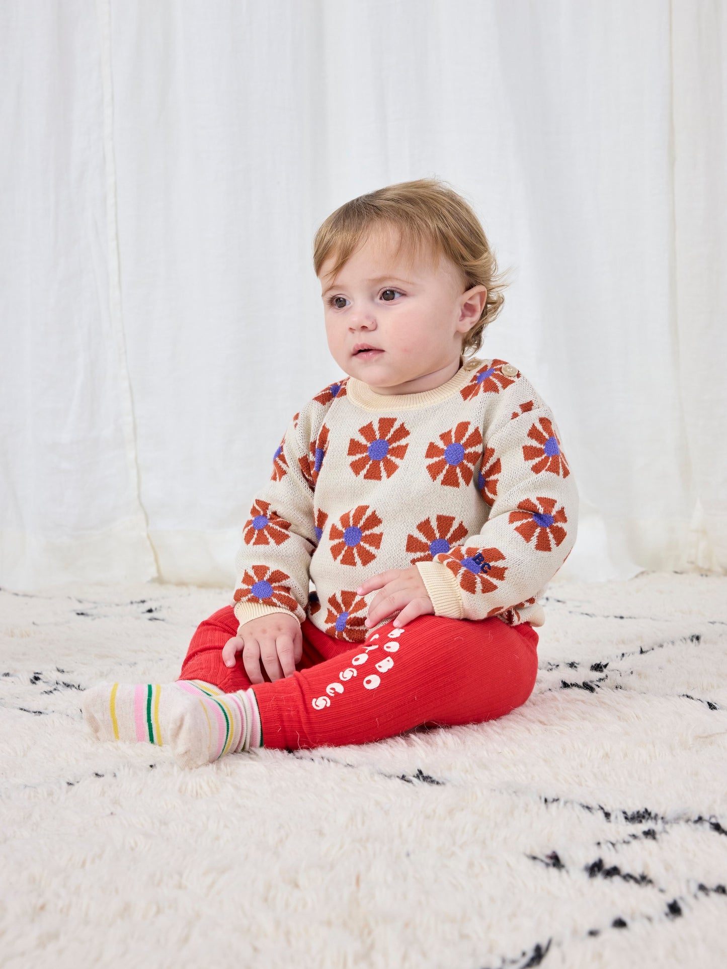 Bobo Choses Kaleidoscope All Over Jacquard Pullover