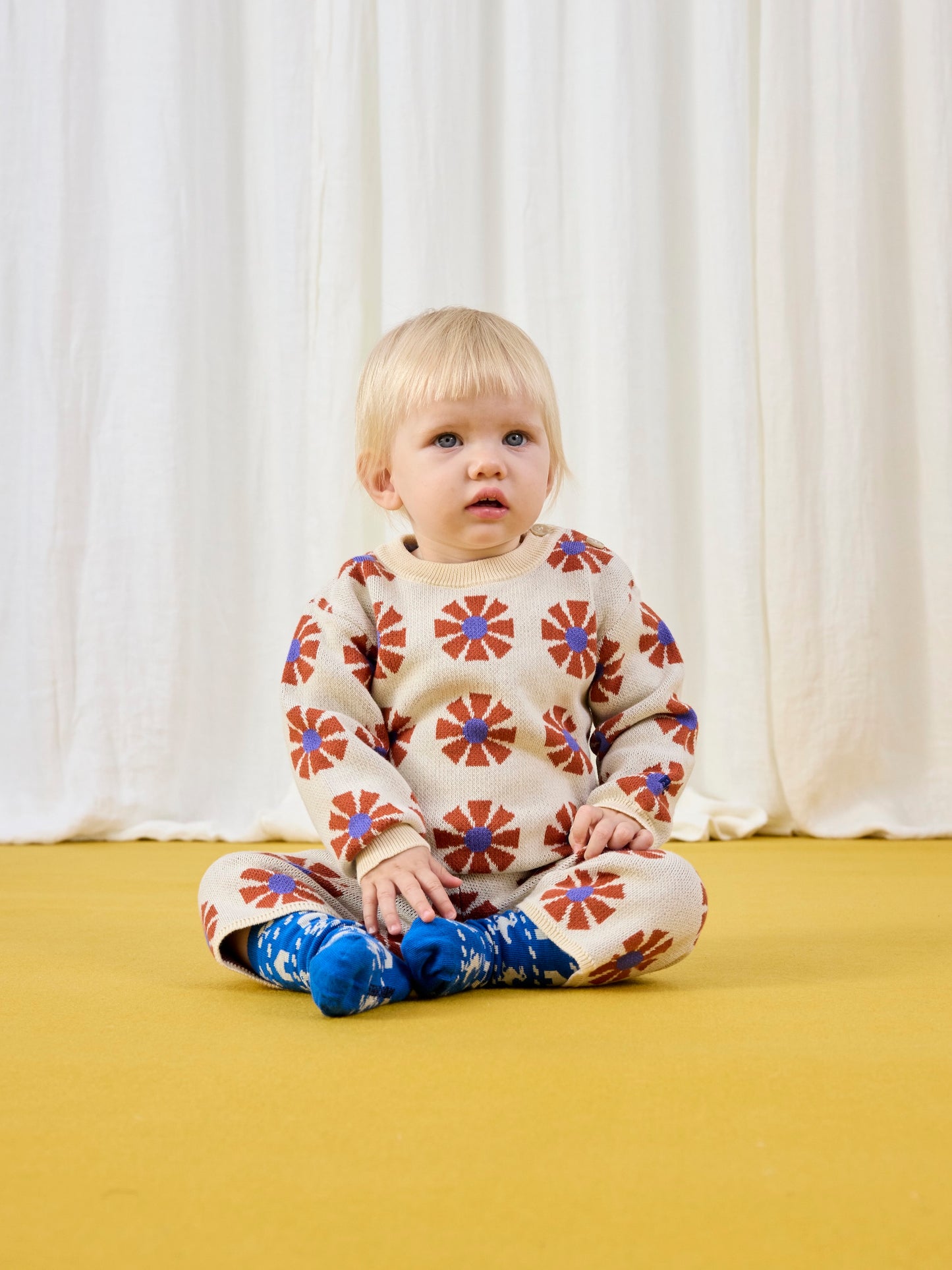 Bobo Choses Kaleidoscope All Over Jacquard Pullover