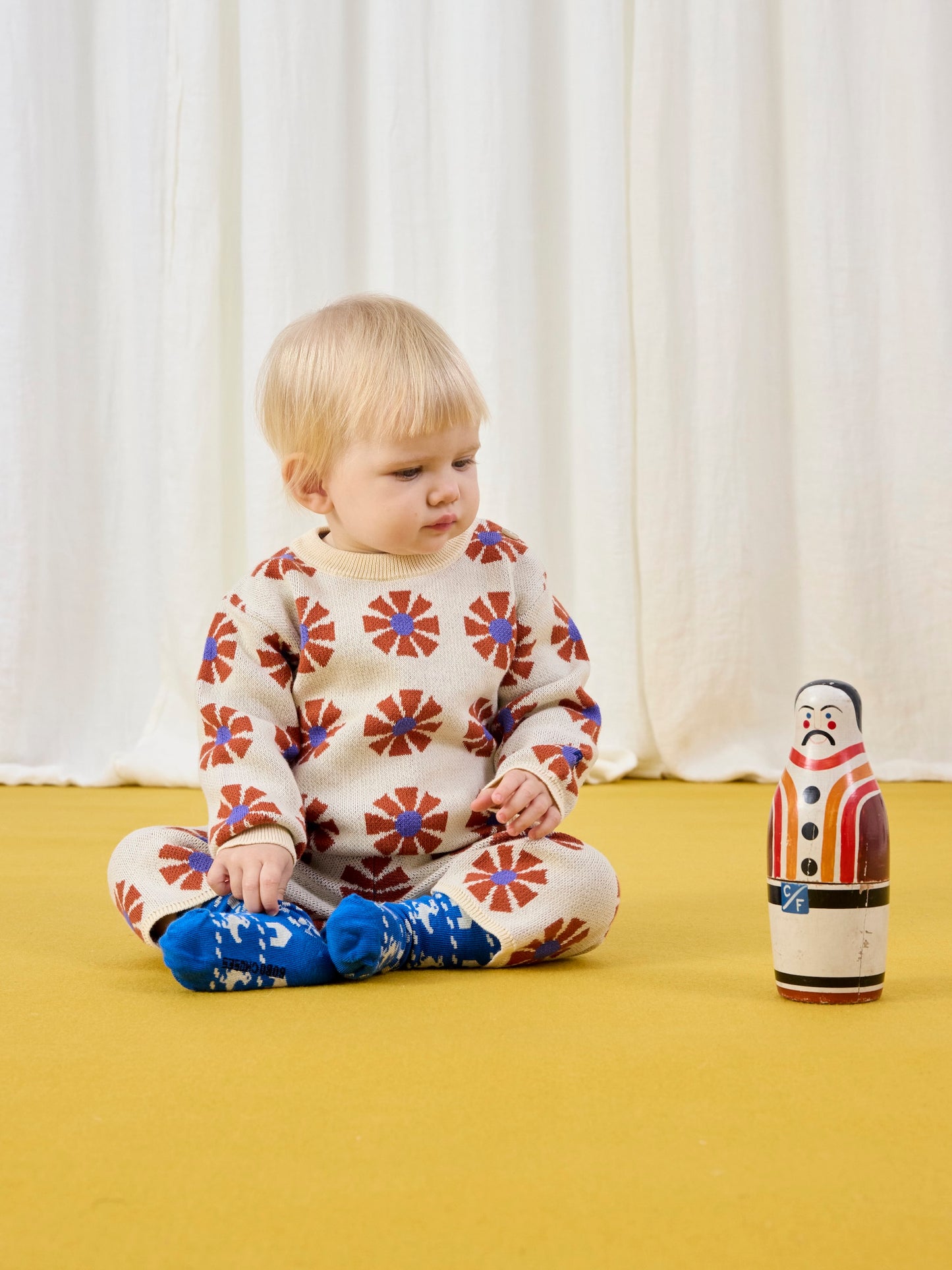Bobo Choses Kaleidoscope All Over Jacquard Pullover