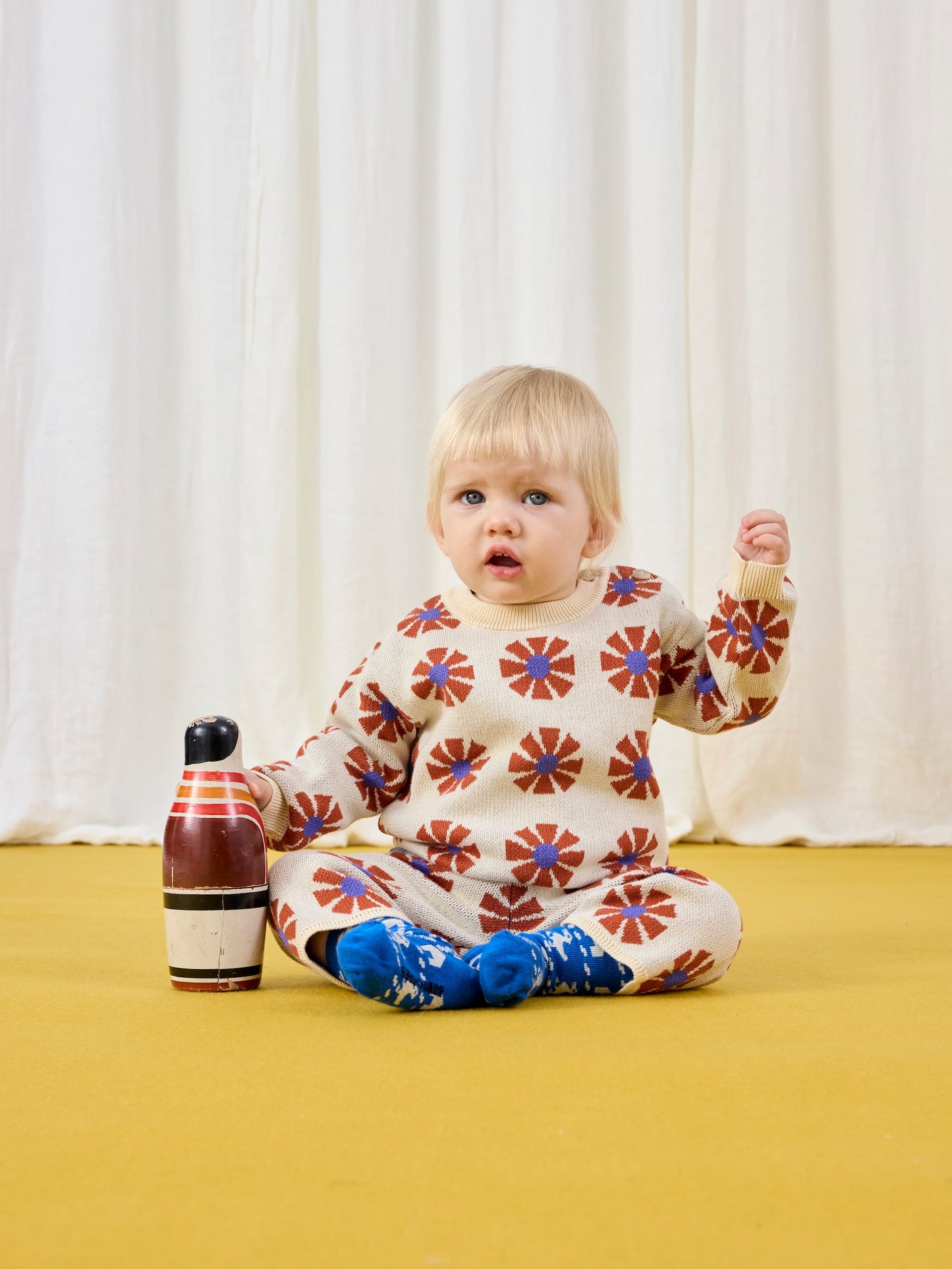 Bobo Choses Kaleidoscope All Over Jacquard Pullover