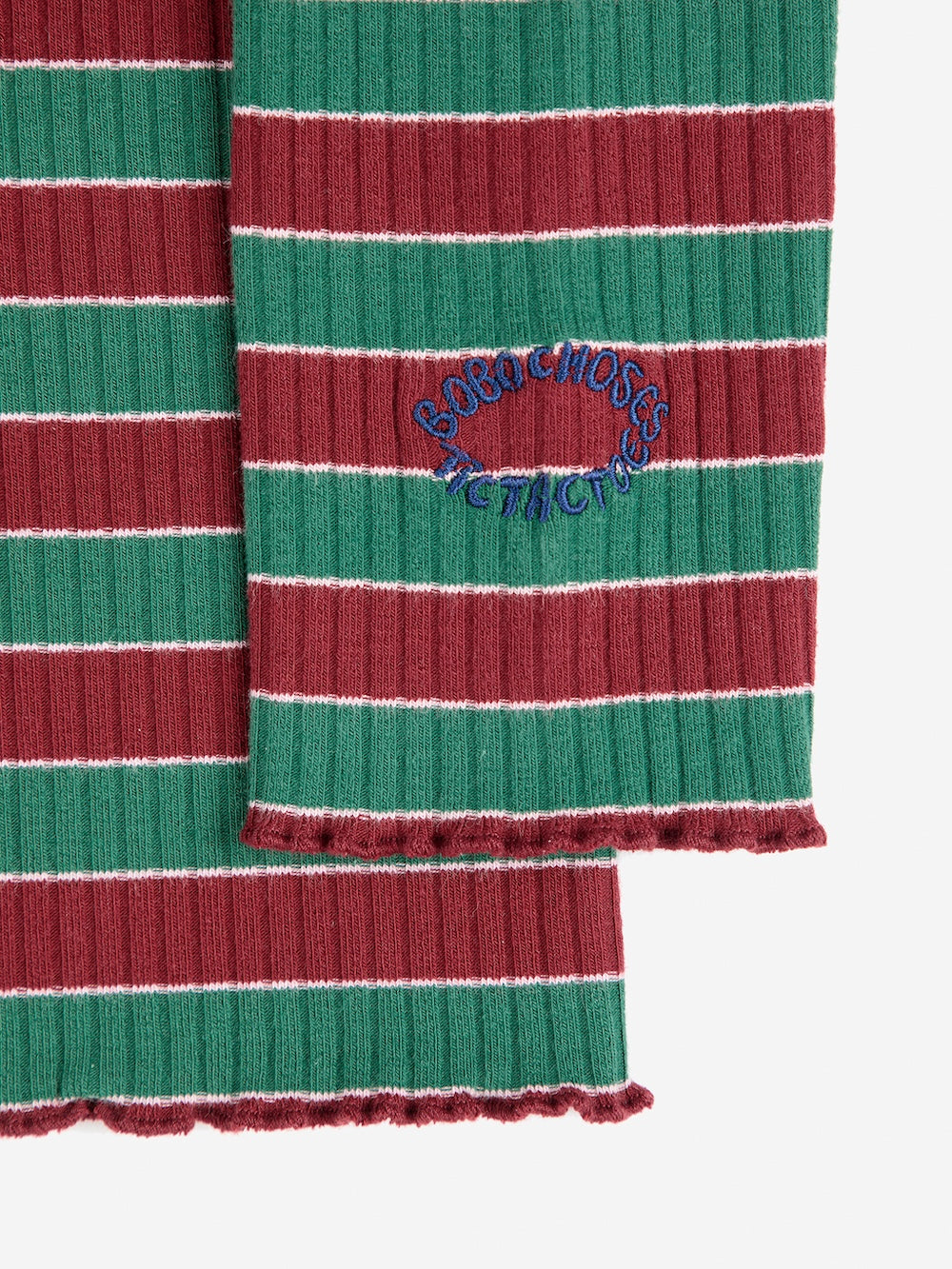 Bobo Choses Multicolor Stripes Rollkragen T-Shirt