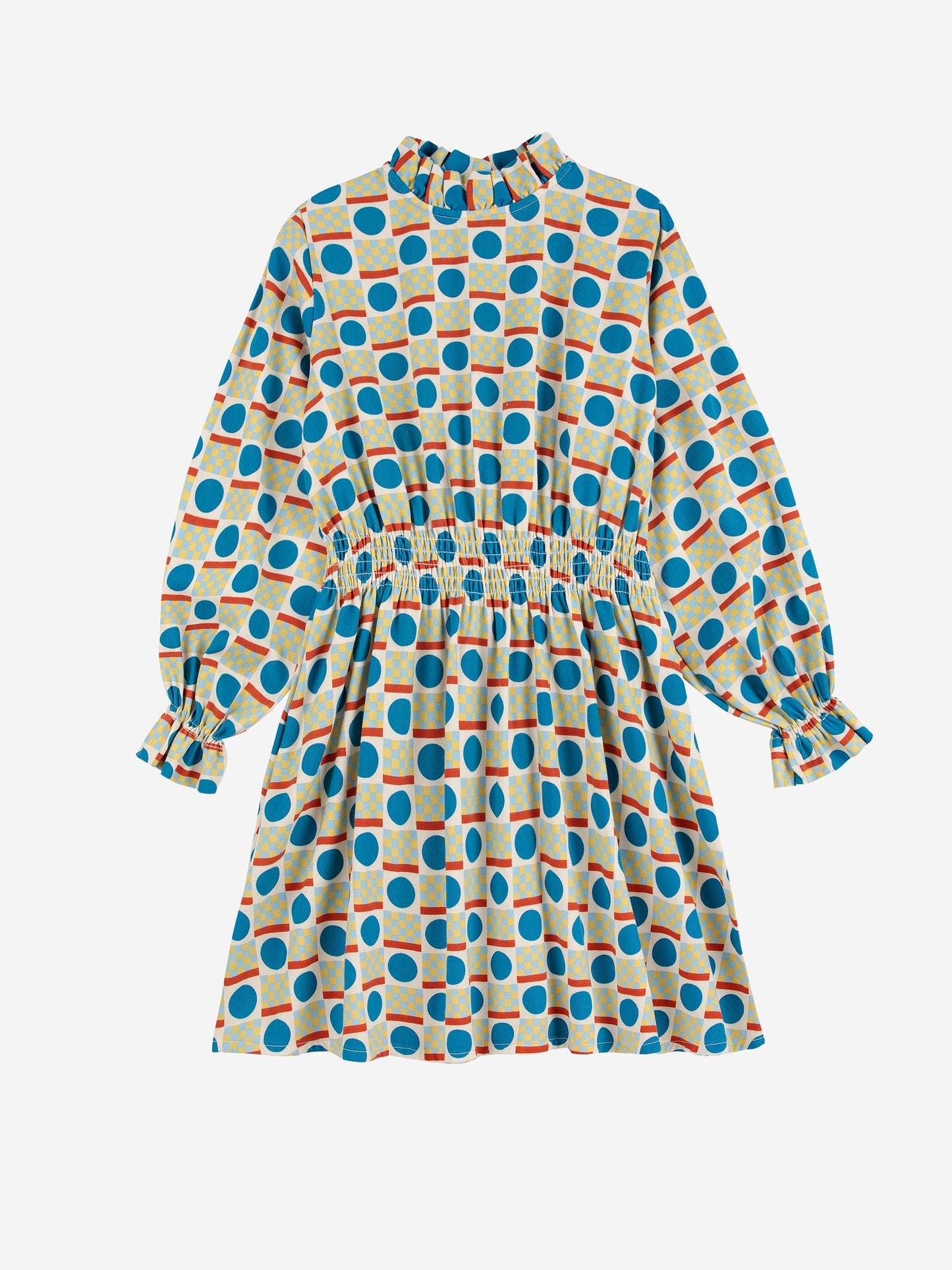 Bobo Choses Geometric Scacs All Over Kleid
