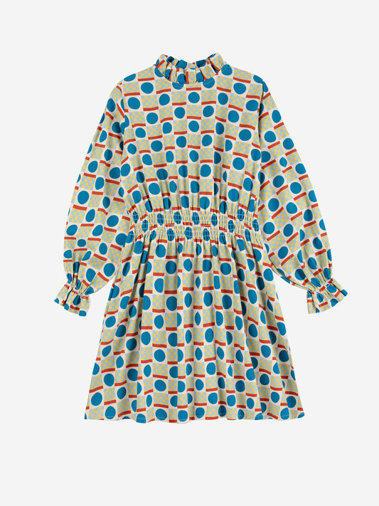 Bobo Choses Geometric Scacs All Over Kleid