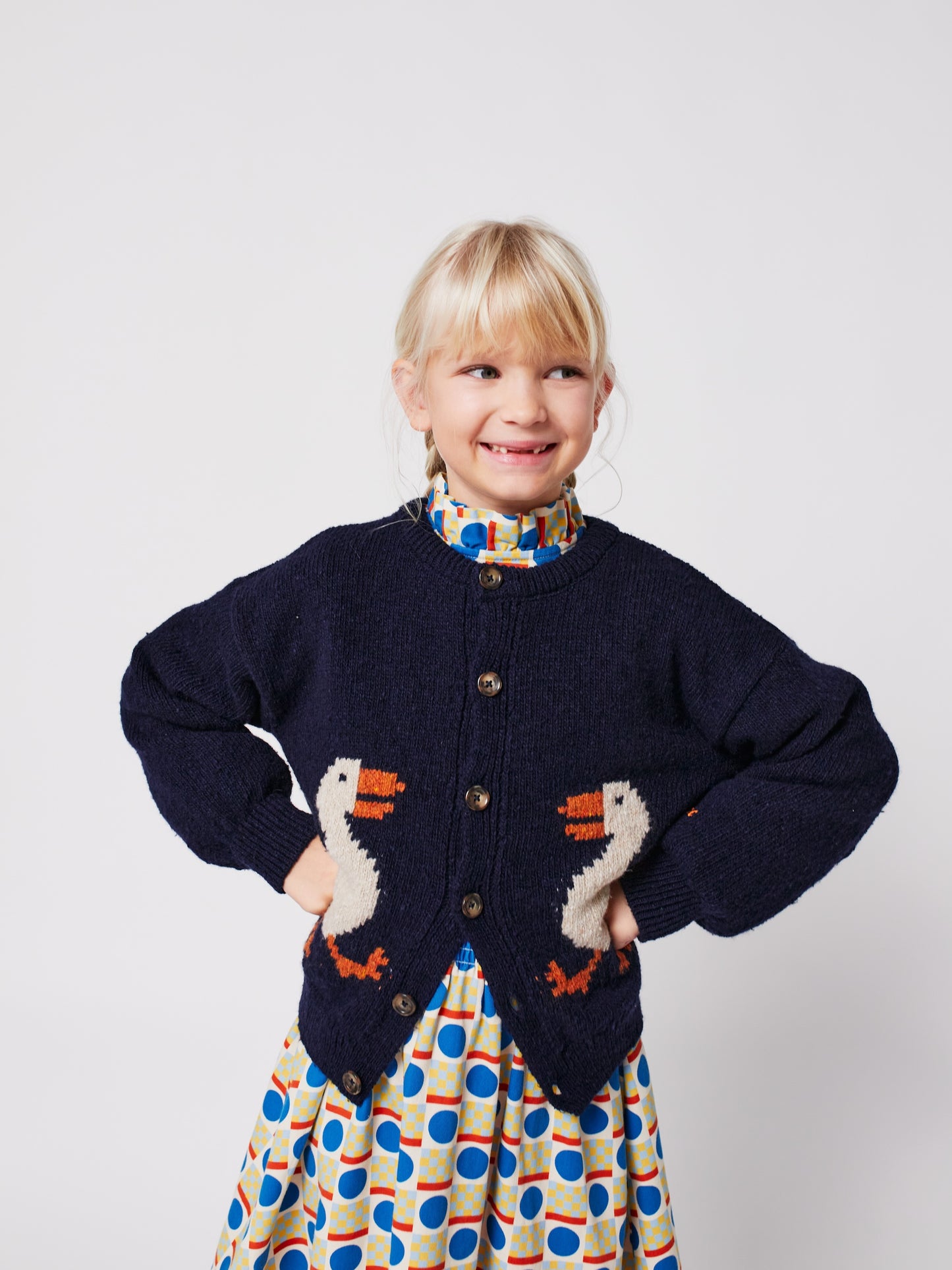 Bobo Choses Geometric Scacs All Over Kleid