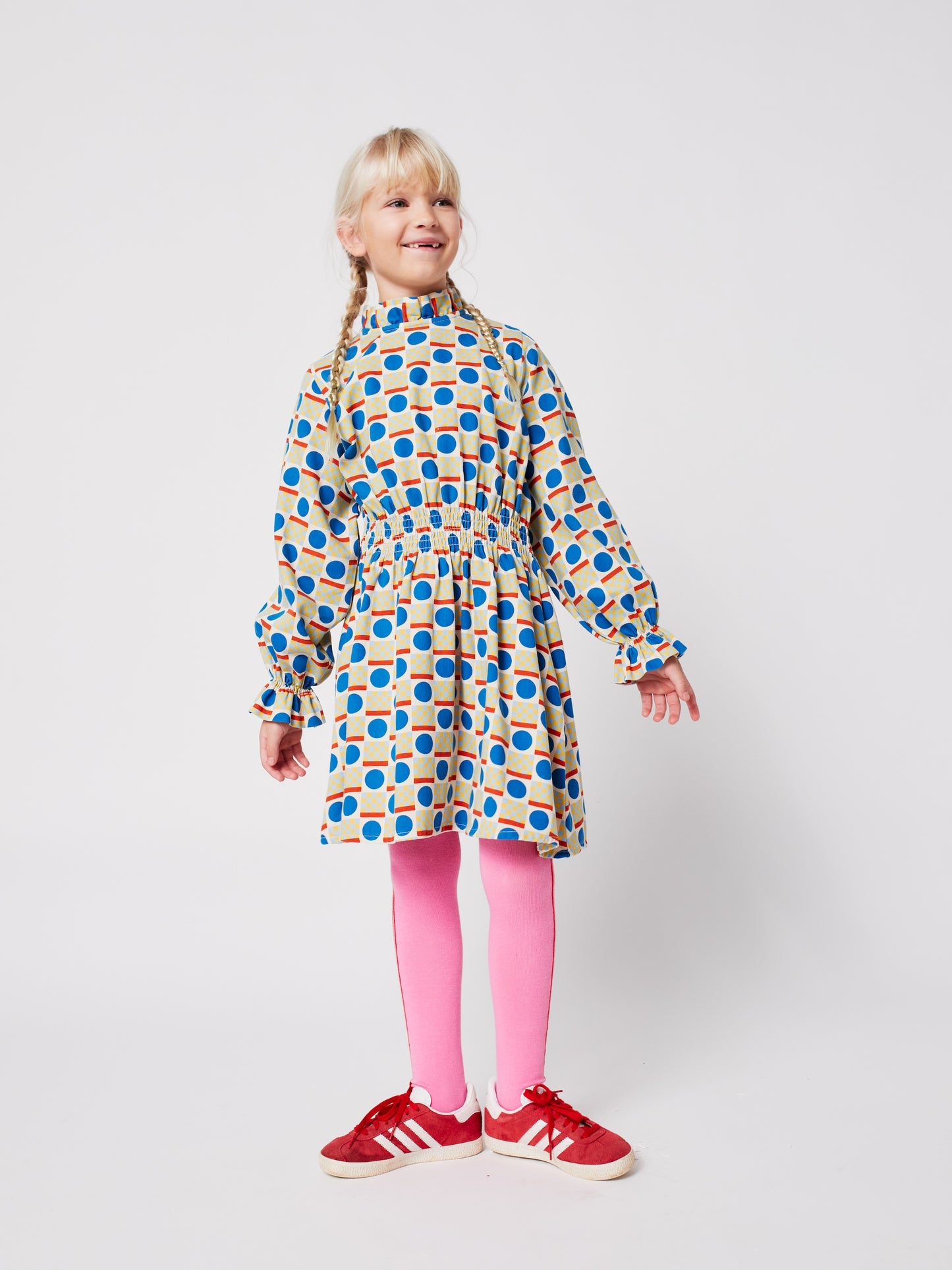 Bobo Choses Geometric Scacs All Over Kleid