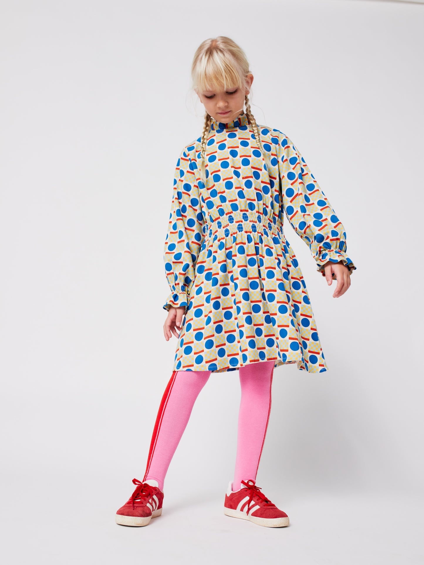 Bobo Choses Geometric Scacs All Over Kleid
