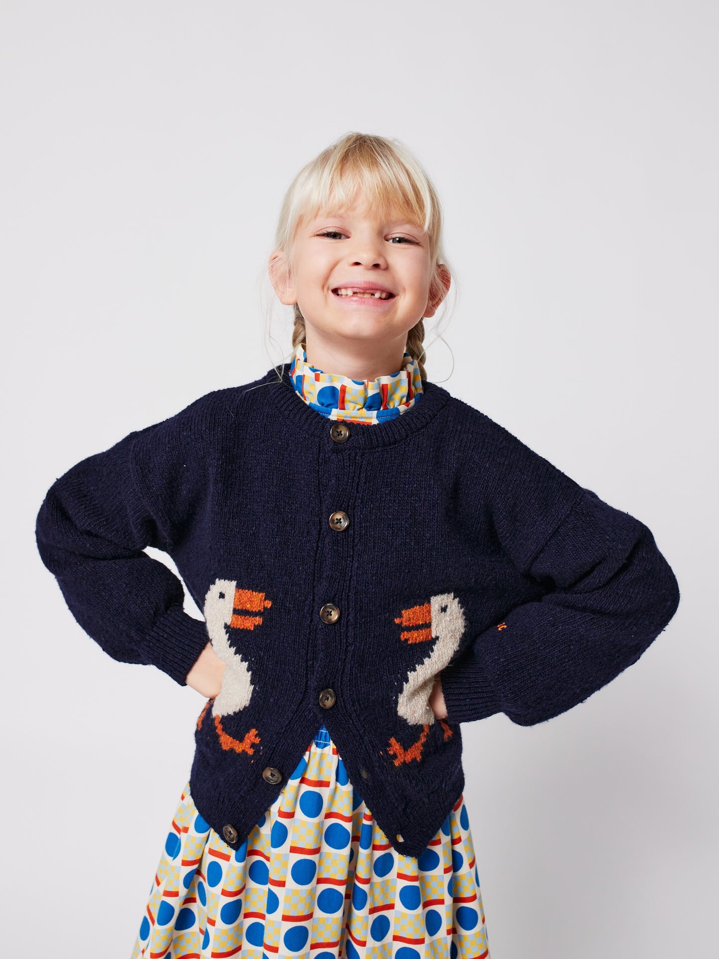 Bobo Choses Geometric Scacs All Over Kleid