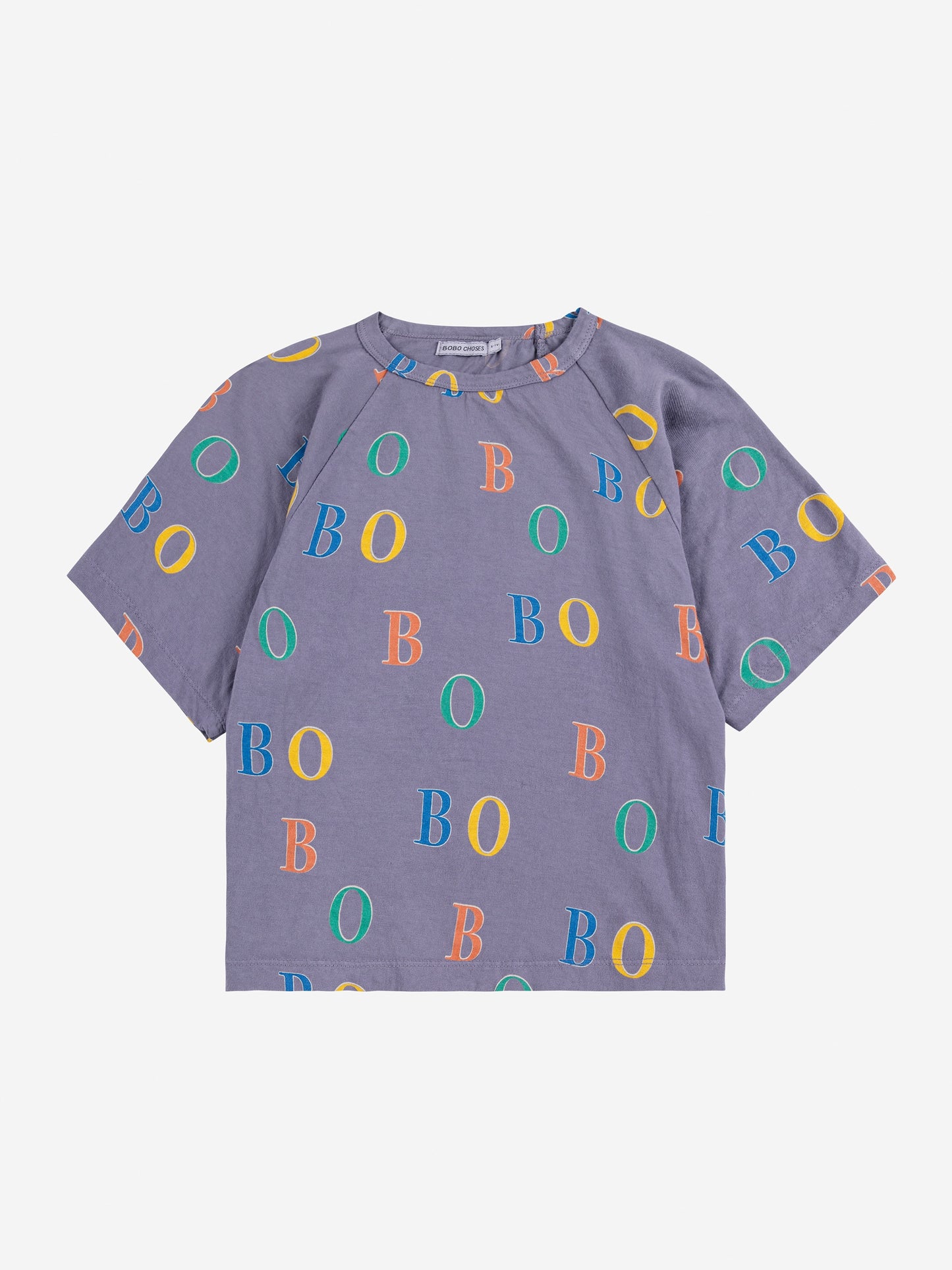 Bobo Choses Multicolor All Over Raglan T-Shirt