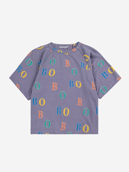 Bobo Choses Multicolor All Over Raglan T-Shirt