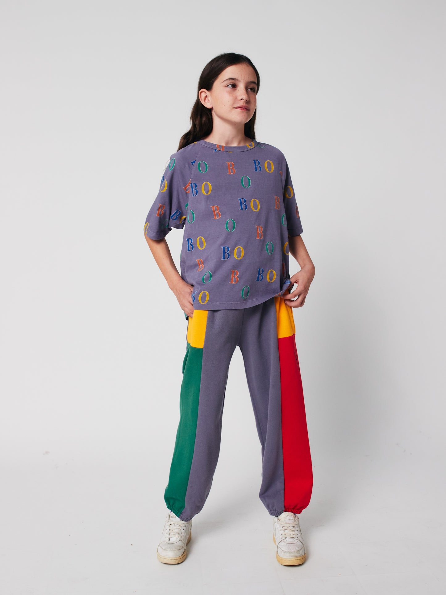 Bobo Choses Multicolor All Over Raglan T-Shirt