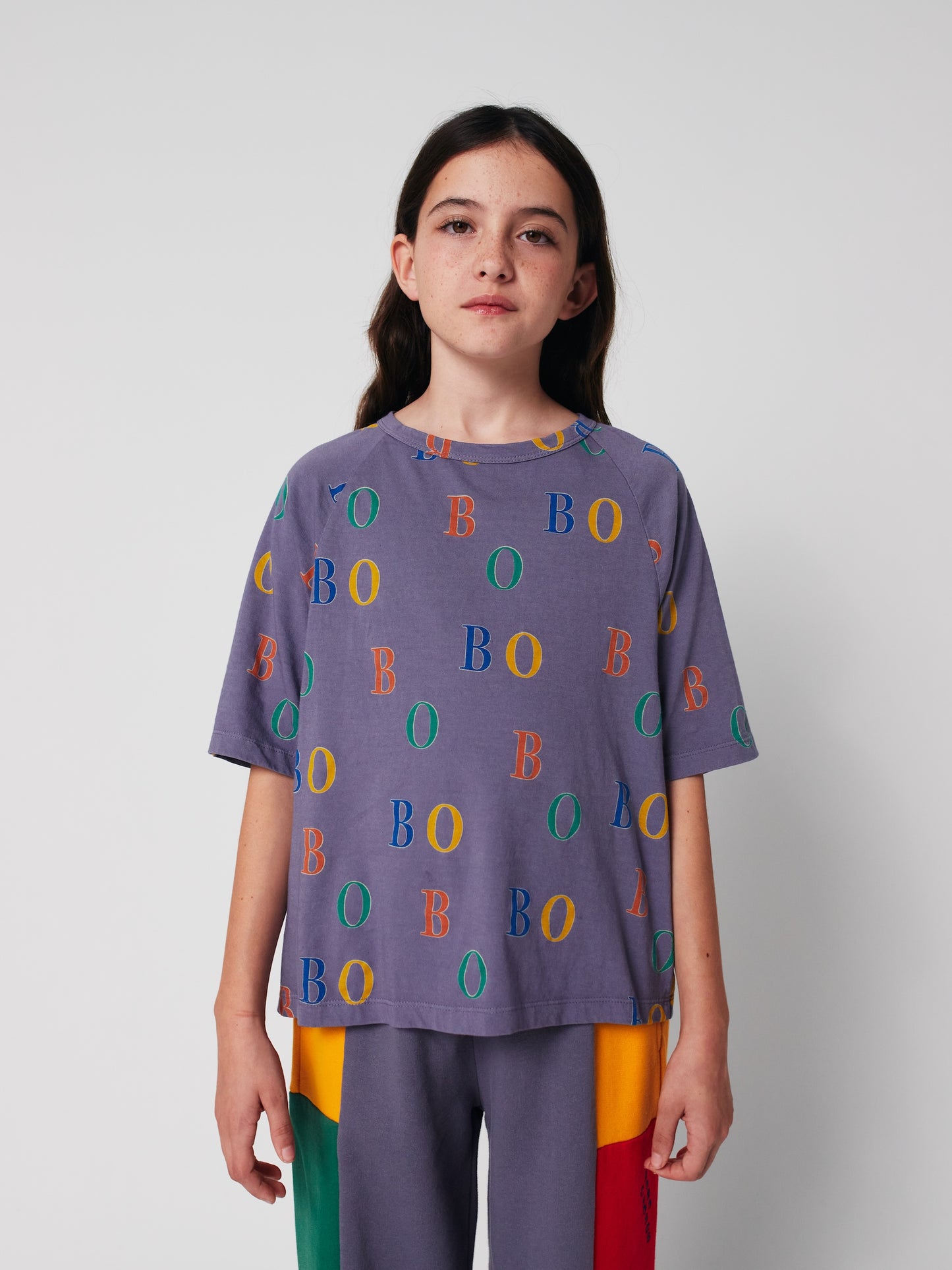 Bobo Choses Multicolor All Over Raglan T-Shirt