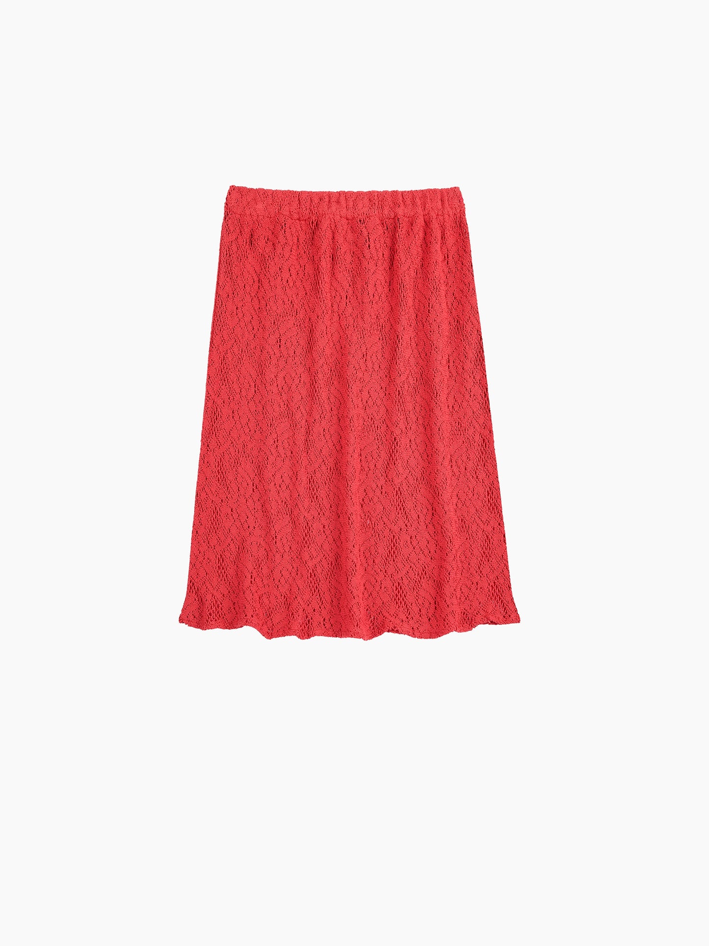 Bobo Choses B-Side Lace Midi Rock Red