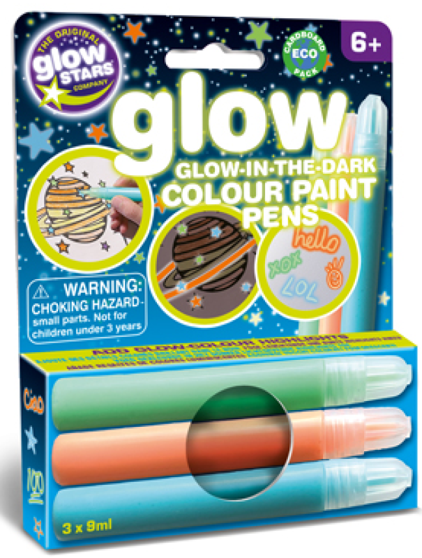 Glow in the Dark Stifte Farbig