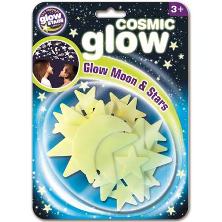 Mond & Sterne Glow in the Dark