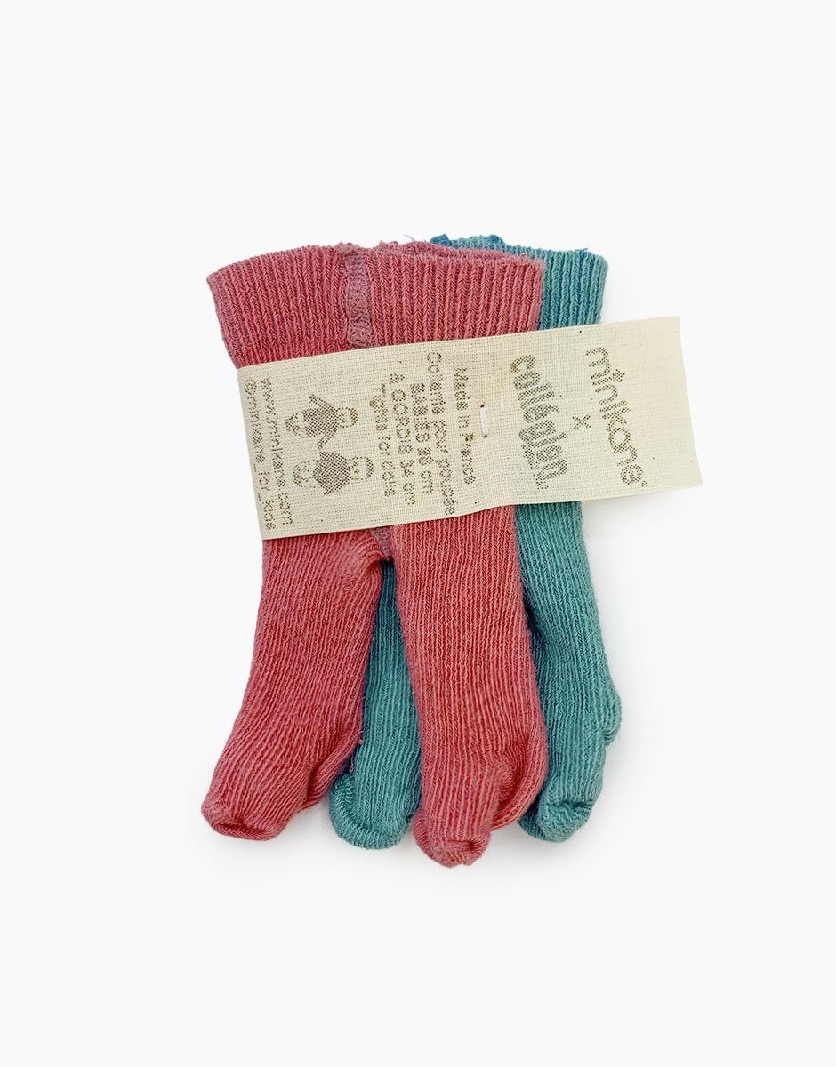 Minikane 2er-Pack Puppen-Strumpfhosen Blue Lagoon/Litschi