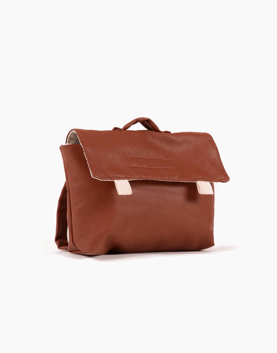 Minikane - Vintage Swan Puppenrucksack Marron