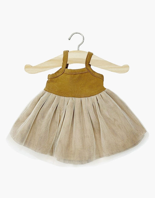 Minikane Rosella Tutu aus Havanna-Jersey und Honigtüll