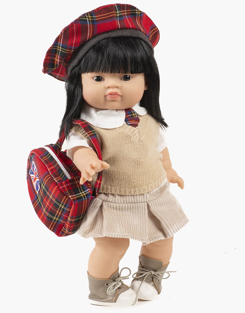 Minikane - Théo Puppenrucksack Tartan