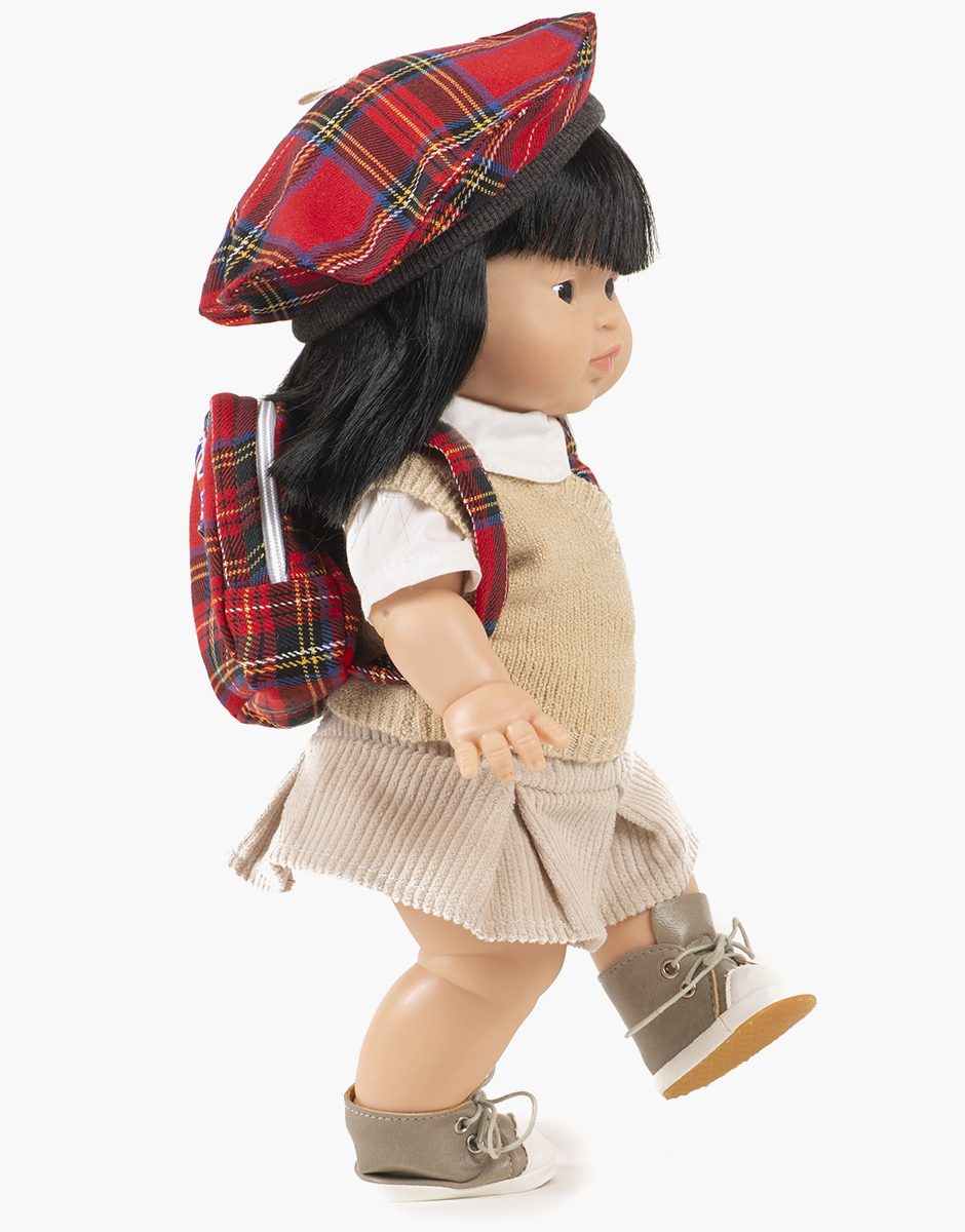 Minikane - Théo Puppenrucksack Tartan