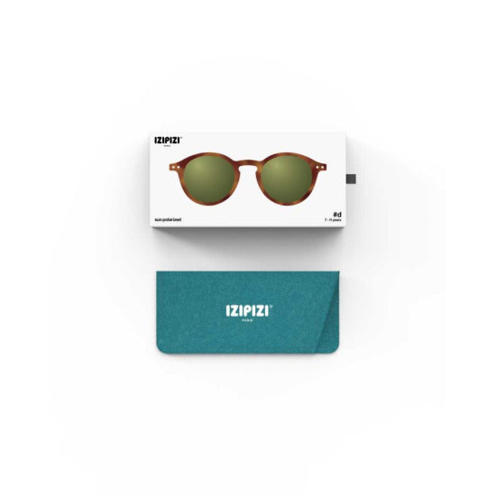 Izipizi Sonnenbrille Kids+ 7 - 11 Jahre Havane Green Lenses #d