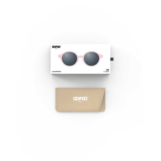 Izipizi Sonnenbrille Kids 0 - 3 Jahre Pastel Pink Grey Lenses #d