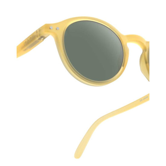 Izipizi Sonnenbrille Kids+ 7 - 11 Jahre Yellow Honey Green Lenses #d
