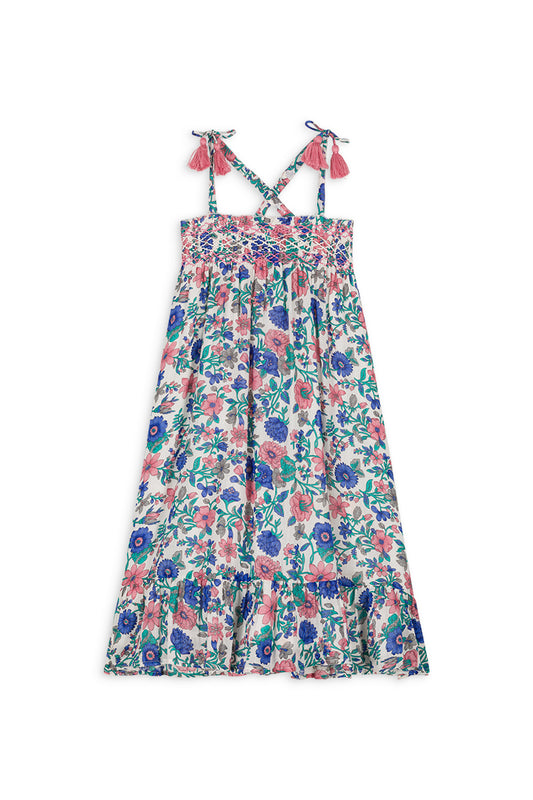 Louise Misha Kleid Marceline Blue Summer Meadow