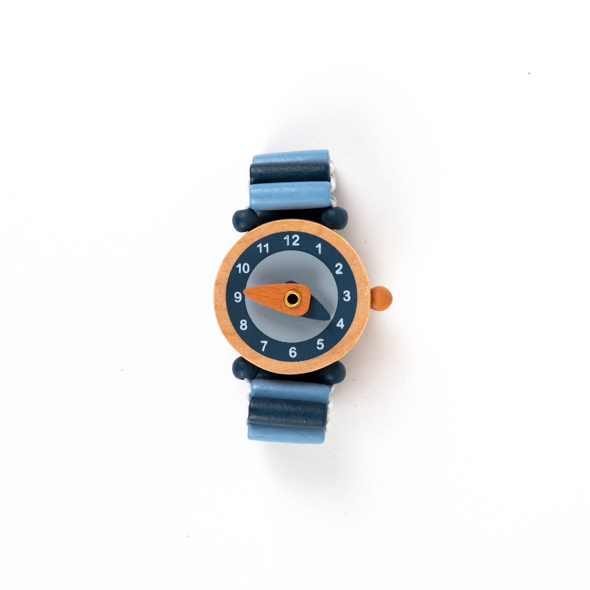 Egmont Toys Holzarmband Lernuhr Blau