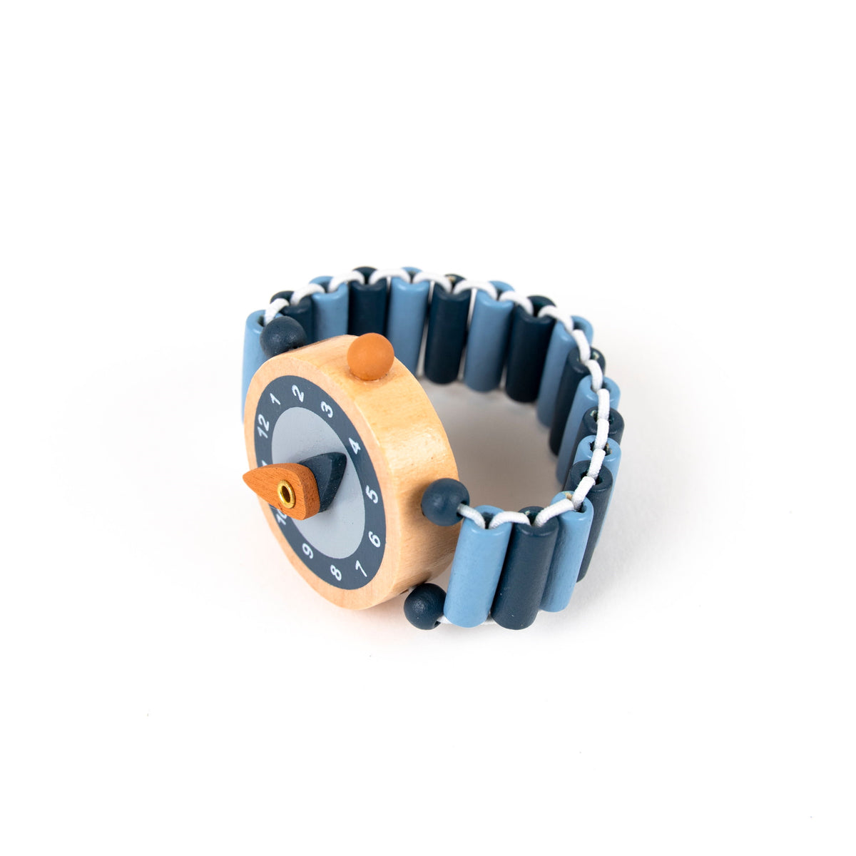 Egmont Toys Holzarmband Lernuhr Blau
