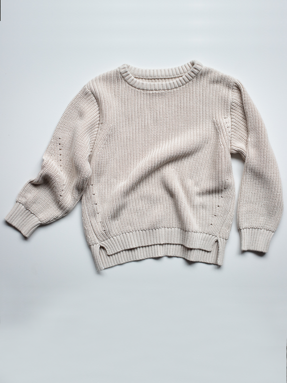 The Simple Folk Essential Sweater Oatmeal