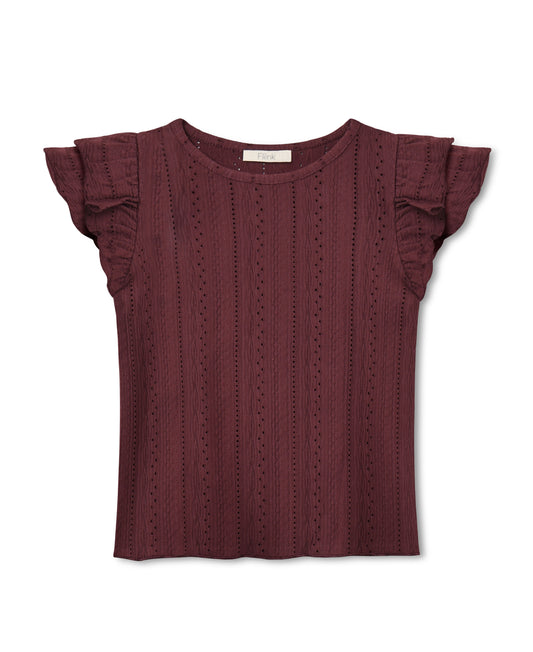 Fliink Gabby Bluse Burgundy