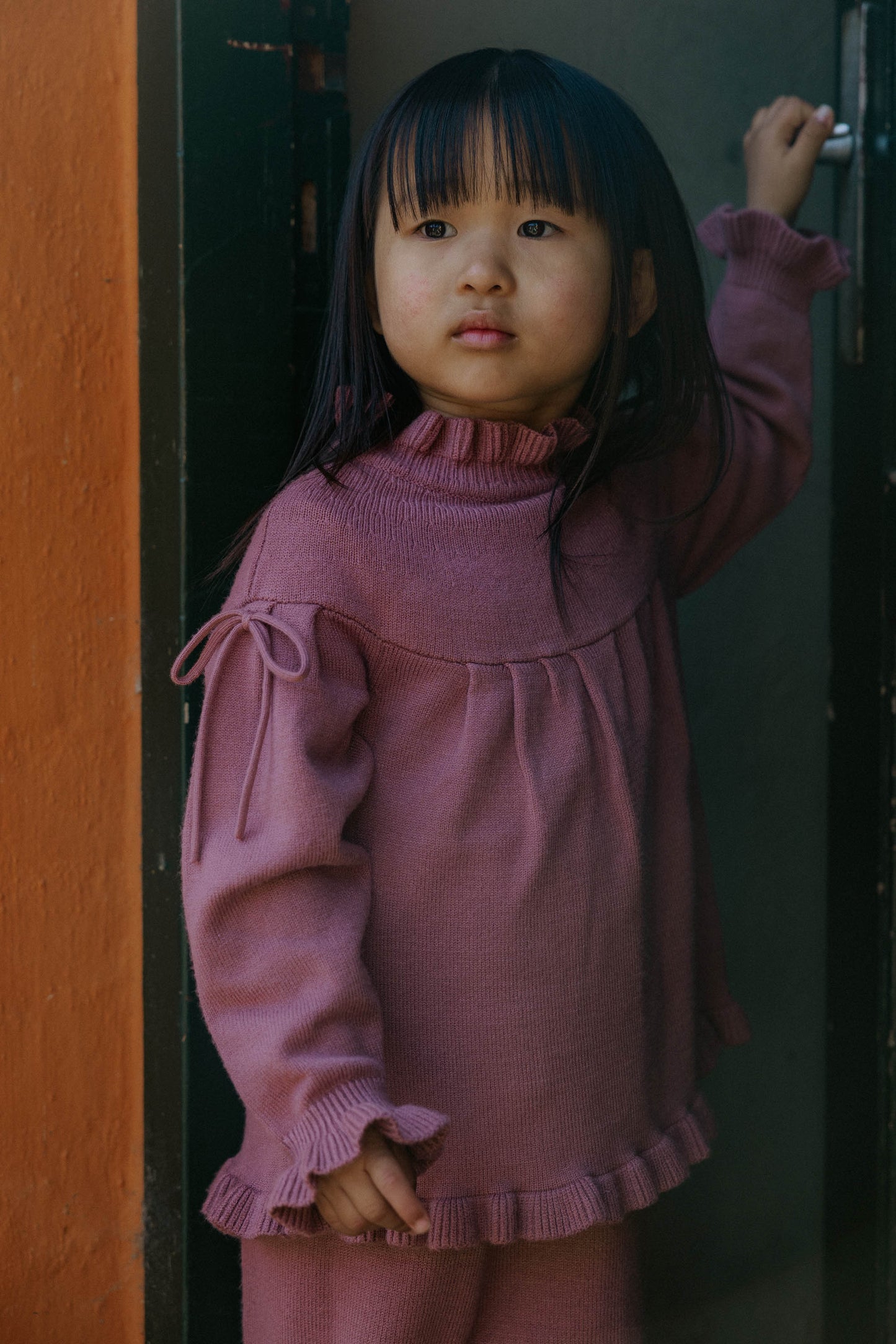 Fliink Wide-Leg Hose Alon Ash Rose