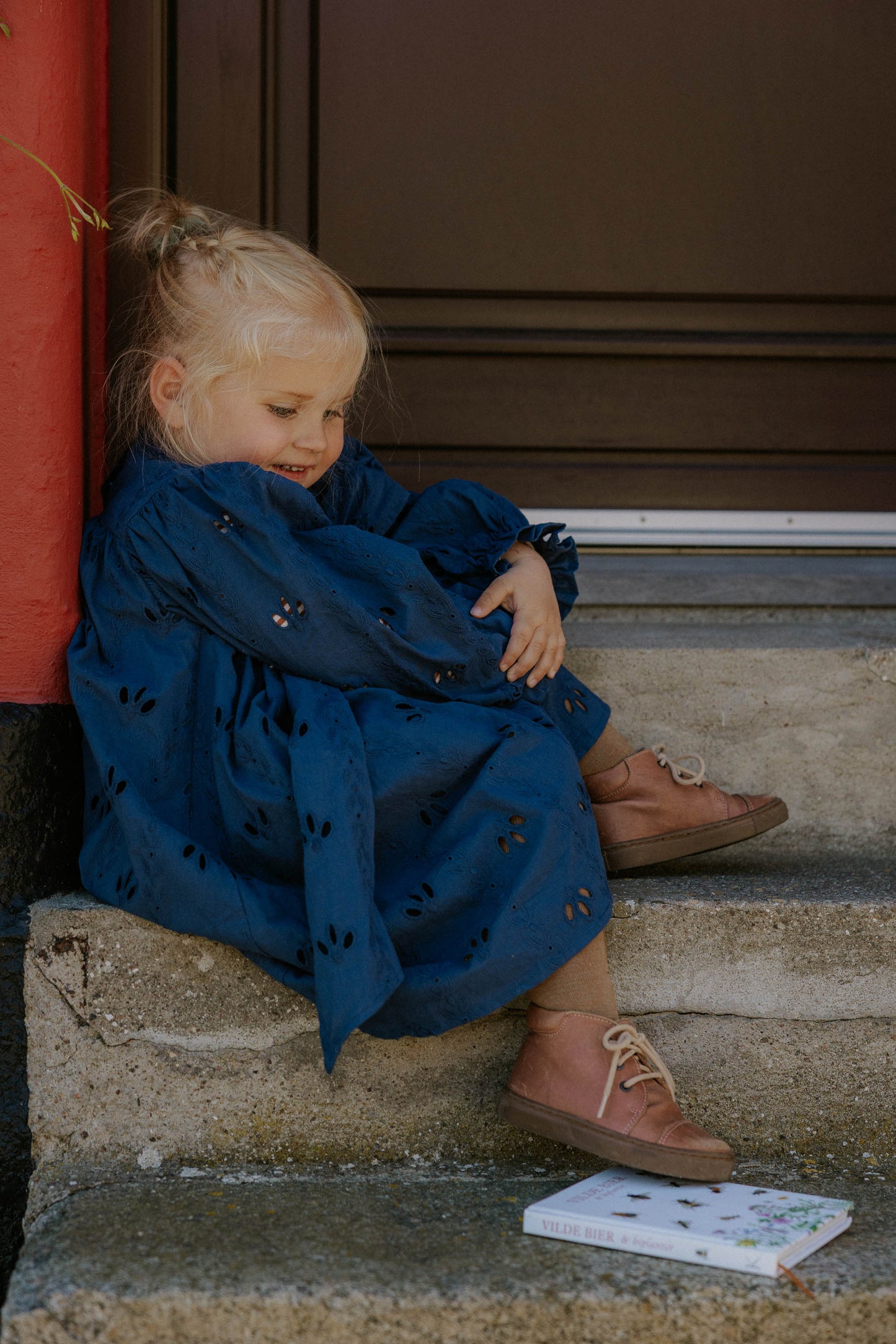 Fliink Kleid mit Schleife Camma Insignia Blue