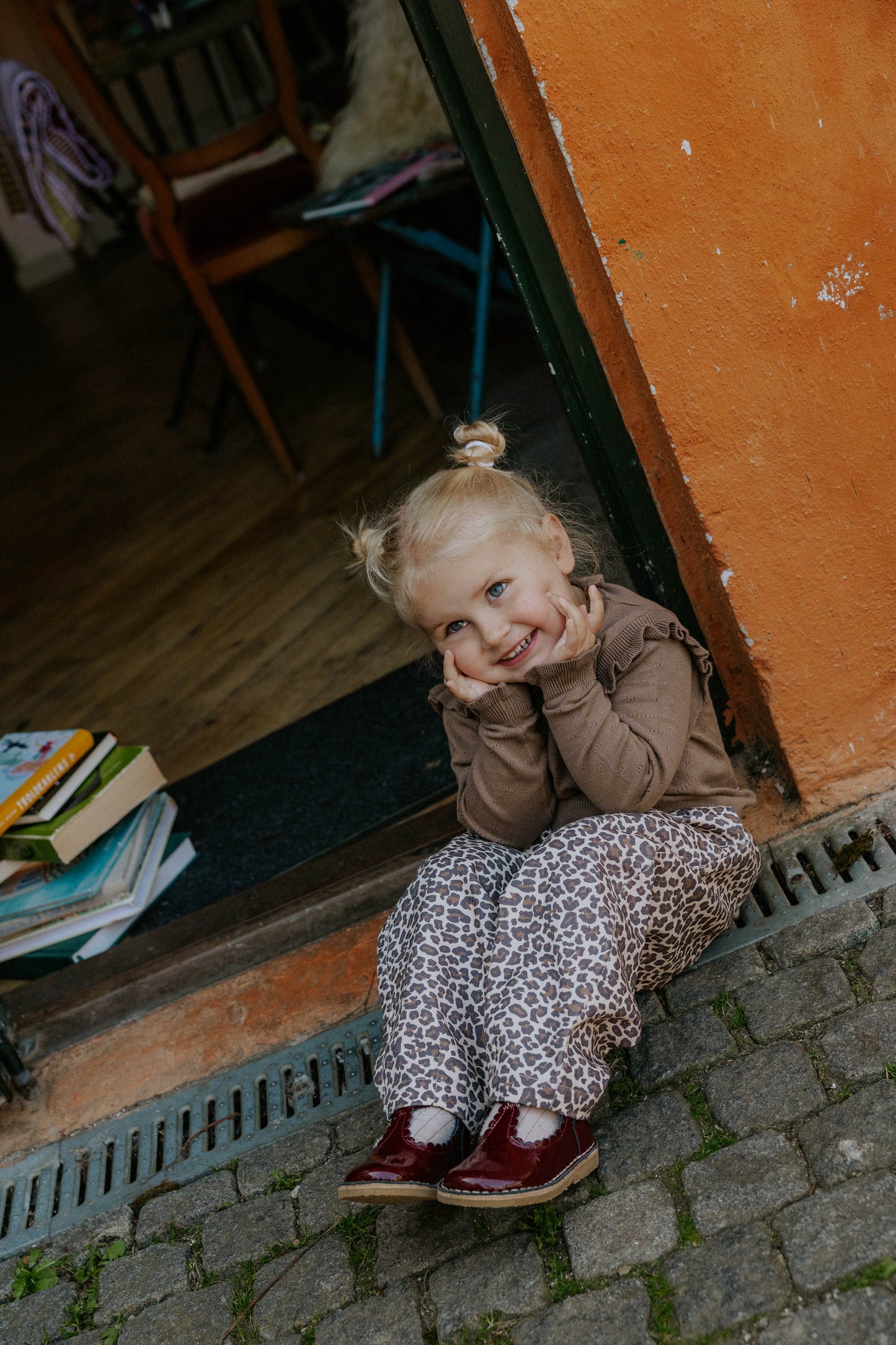 Fliink Leo Hose Pine Bark AOP