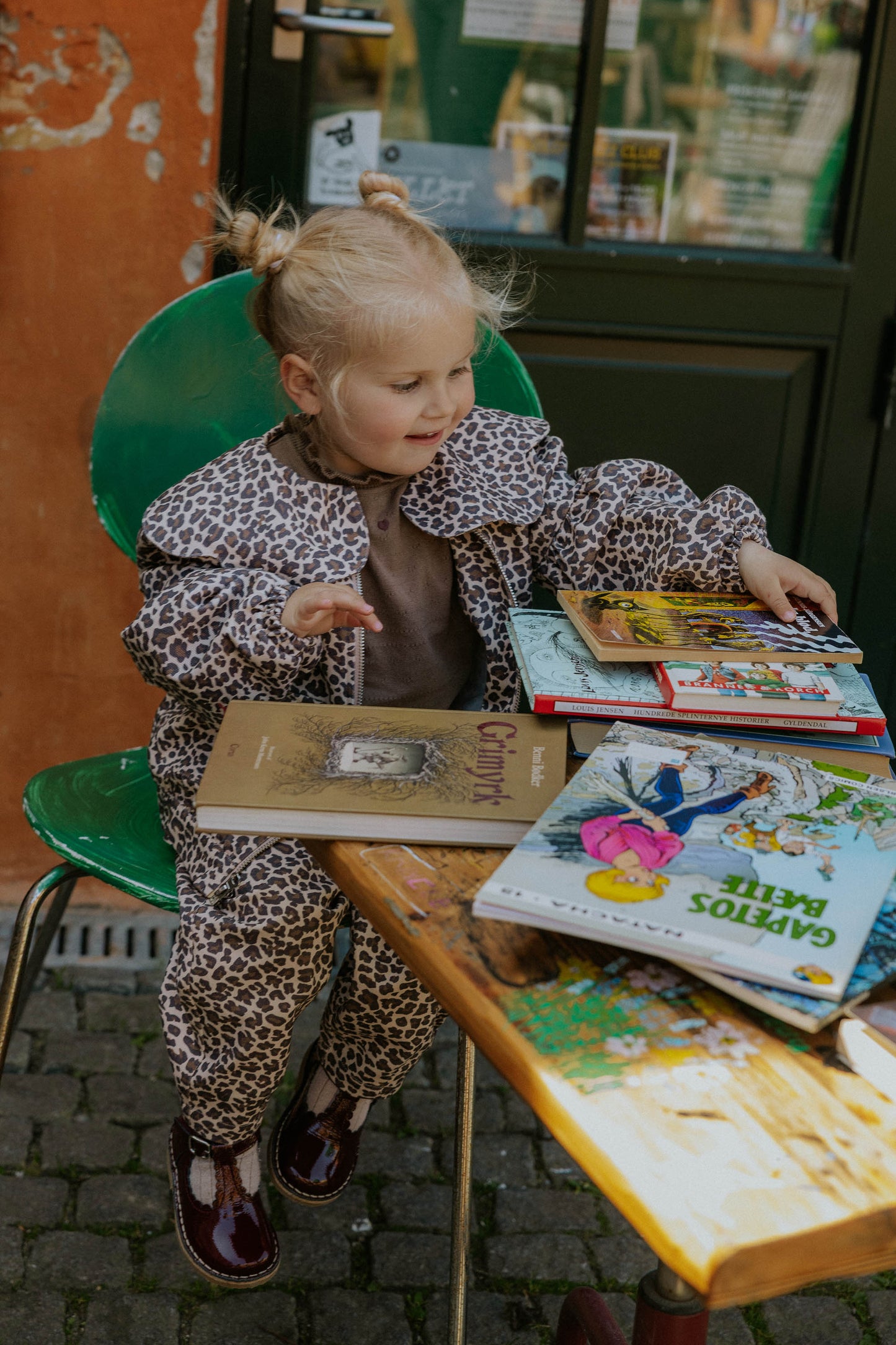 Fliink Leo Hose Pine Bark AOP