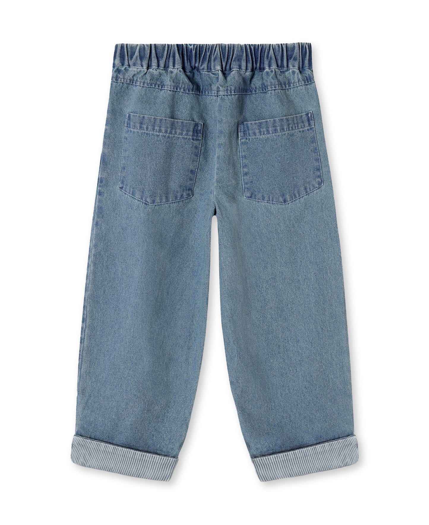 Fliink Don Kontrast-Hose Medium Denim Blue
