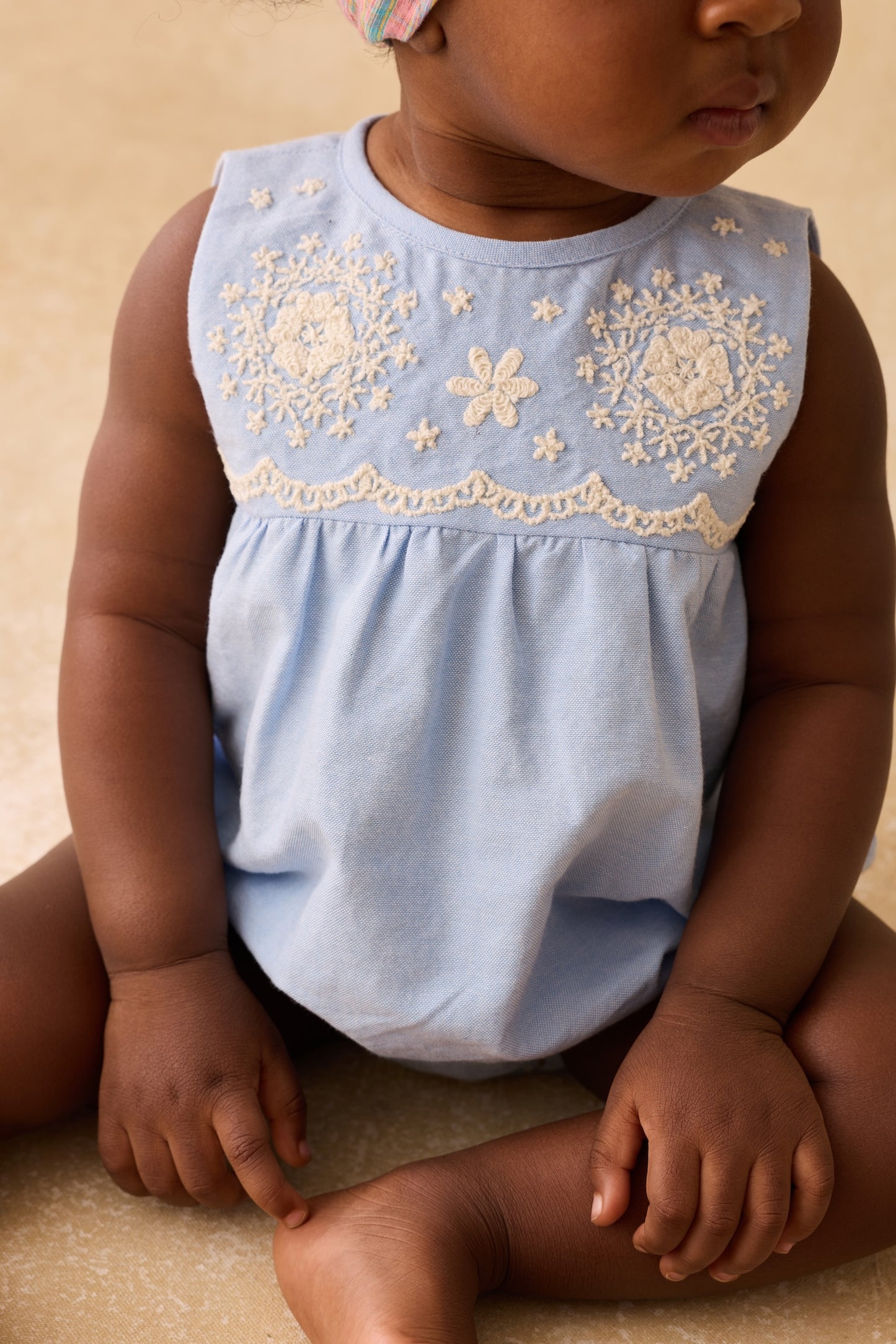 Louise Misha Rompers Nushan Oxford Blue